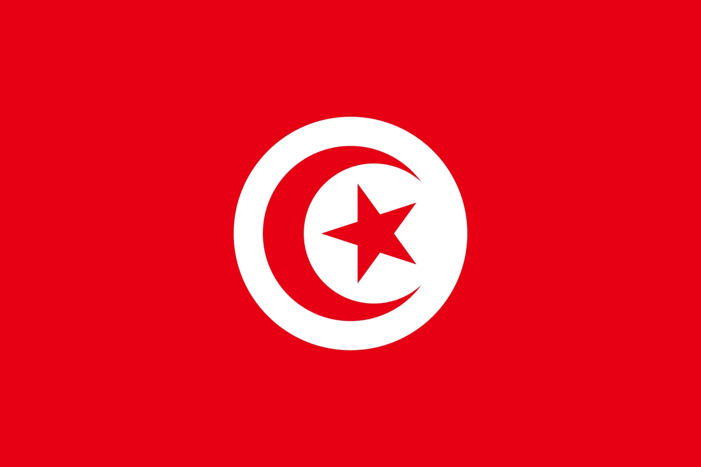 پرچم تونس Tunisia