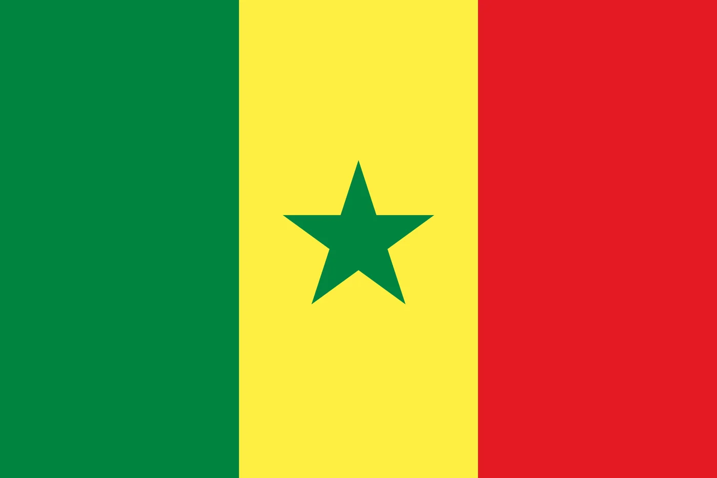 پرچم سنگال Senegal