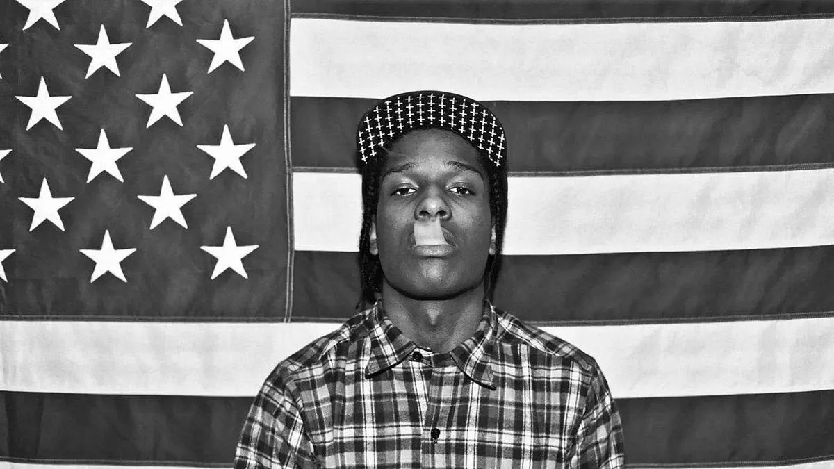 پرچم طرح Asap rocky