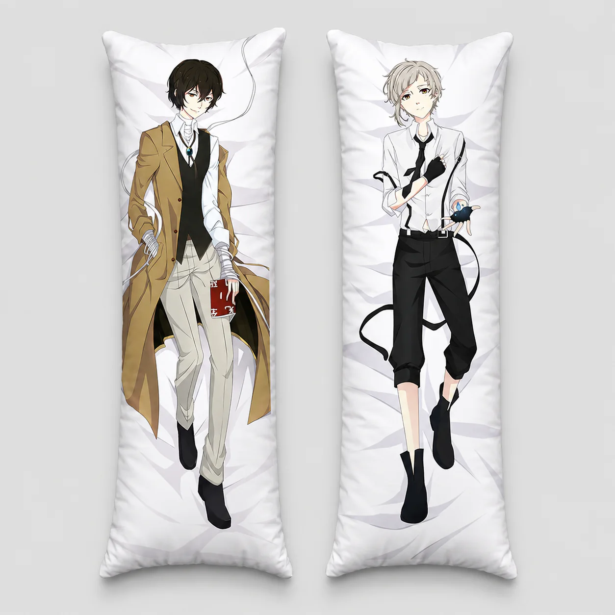 داکیماکورا انیمه bungou stray dogs طرح Osamu Dazai و Atsushi Nakajima