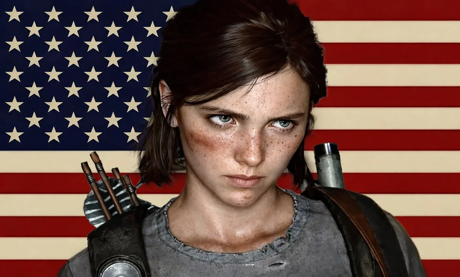 پرچم آمریکا last of us الی