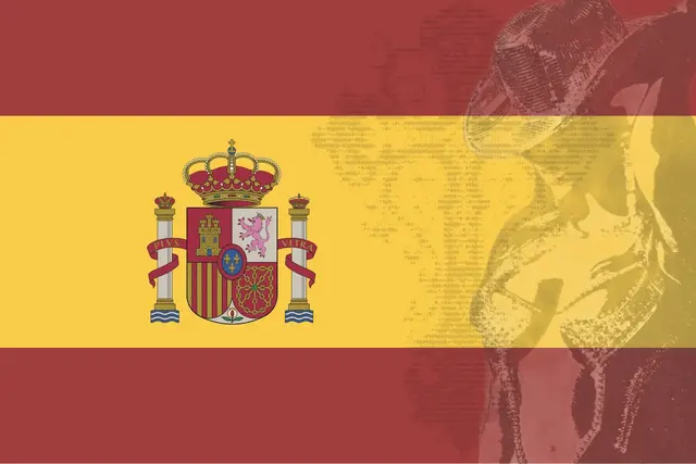 پرچم طرح Custom Spain